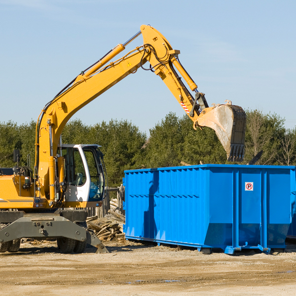 what happens if the residential dumpster is damaged or stolen during rental in Mound TX